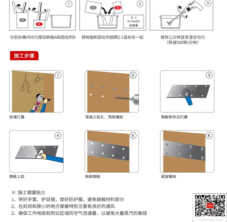 包钢龙口粘钢加固施工过程